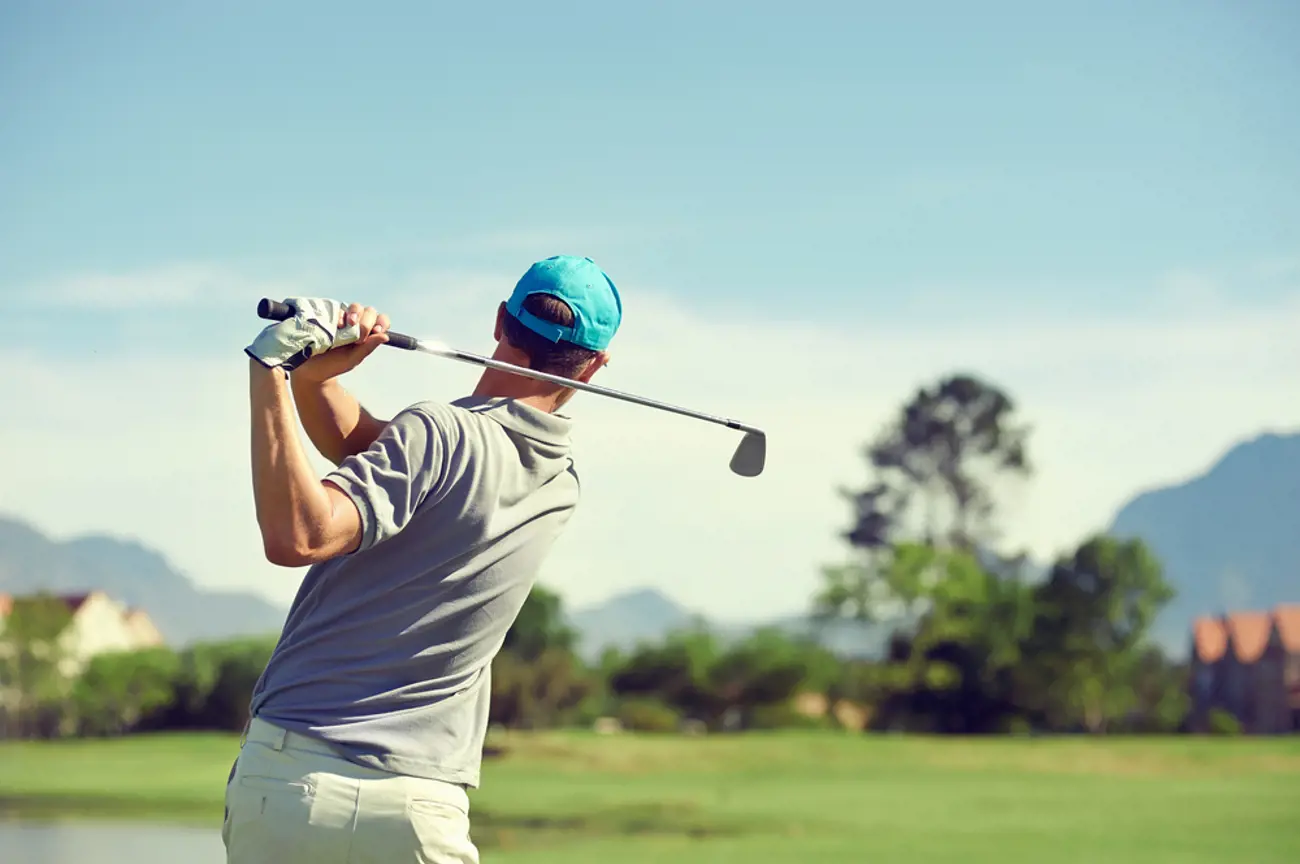 golfing