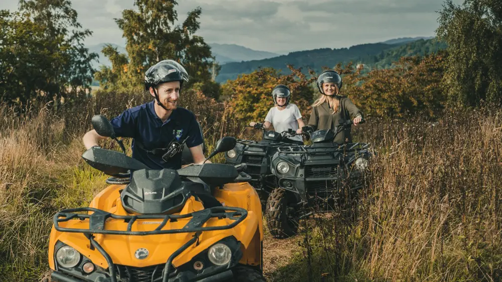 Quad biking